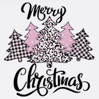 Merry Christmas Pretty And Pink Cooling Performance Crew T-Shirt