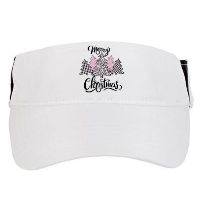 Merry Christmas Pretty And Pink Adult Drive Performance Visor