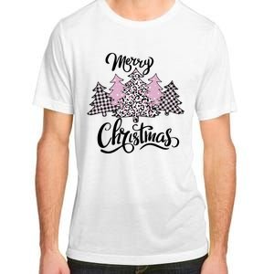 Merry Christmas Pretty And Pink Adult ChromaSoft Performance T-Shirt