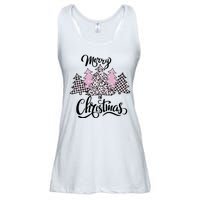 Merry Christmas Pretty And Pink Ladies Essential Flowy Tank