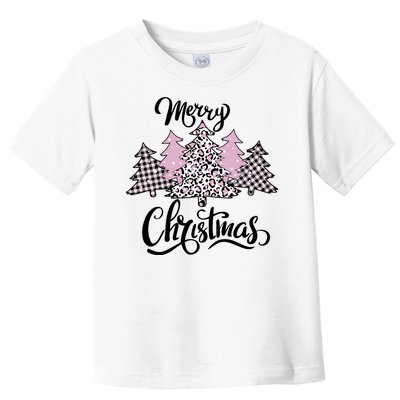 Merry Christmas Pretty And Pink Toddler T-Shirt