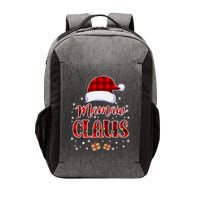 Mamaw Claus Plaid Pattern Ornat Santa Christmas Gift Vector Backpack