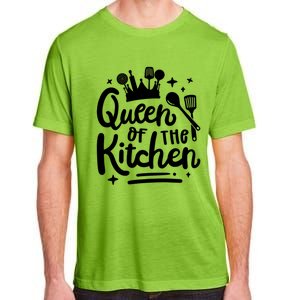 Mom Cooking Queen Of Kitchen Baking Kitchen Mom Mother's Day Gift Adult ChromaSoft Performance T-Shirt