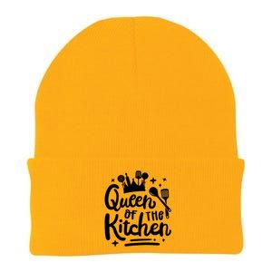 Mom Cooking Queen Of Kitchen Baking Kitchen Mom Mother's Day Gift Knit Cap Winter Beanie