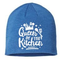 Mom Cooking Queen Of Kitchen Baking Kitchen Mom Mother's Day Gift Sustainable Beanie