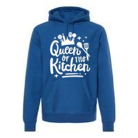 Mom Cooking Queen Of Kitchen Baking Kitchen Mom Mother's Day Gift Premium Hoodie