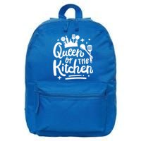 Mom Cooking Queen Of Kitchen Baking Kitchen Mom Mother's Day Gift 16 in Basic Backpack