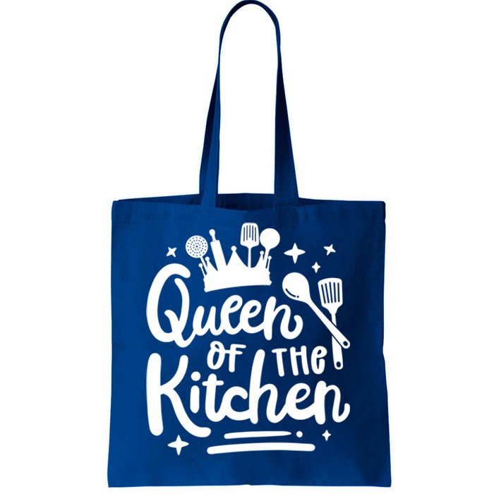 Mom Cooking Queen Of Kitchen Baking Kitchen Mom Mother's Day Gift Tote Bag