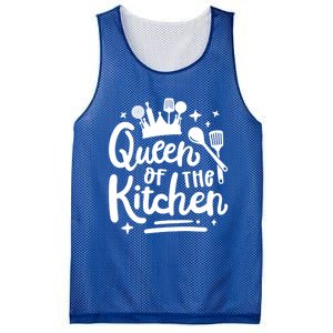 Mom Cooking Queen Of Kitchen Baking Kitchen Mom Mother's Day Gift Mesh Reversible Basketball Jersey Tank