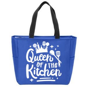 Mom Cooking Queen Of Kitchen Baking Kitchen Mom Mother's Day Gift Zip Tote Bag