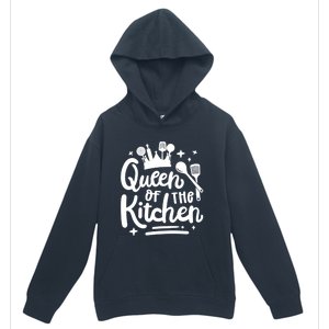 Mom Cooking Queen Of Kitchen Baking Kitchen Mom Mother's Day Gift Urban Pullover Hoodie