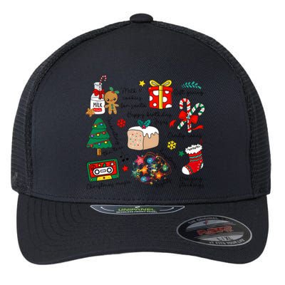 Merry Christmas Quote Happy Birthday Jesus Flexfit Unipanel Trucker Cap