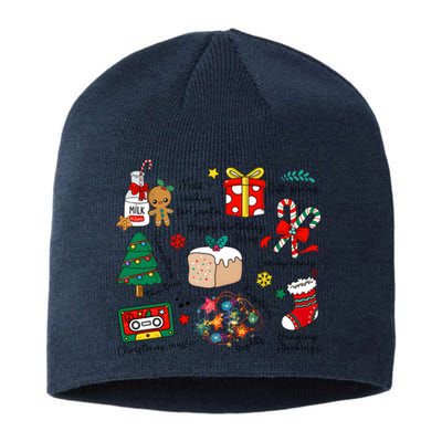 Merry Christmas Quote Happy Birthday Jesus Sustainable Beanie