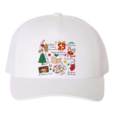 Merry Christmas Quote Happy Birthday Jesus Yupoong Adult 5-Panel Trucker Hat