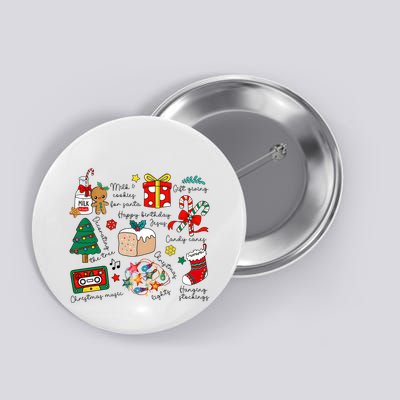 Merry Christmas Quote Happy Birthday Jesus Button
