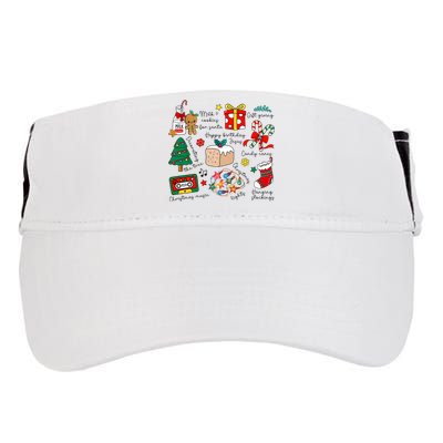 Merry Christmas Quote Happy Birthday Jesus Adult Drive Performance Visor