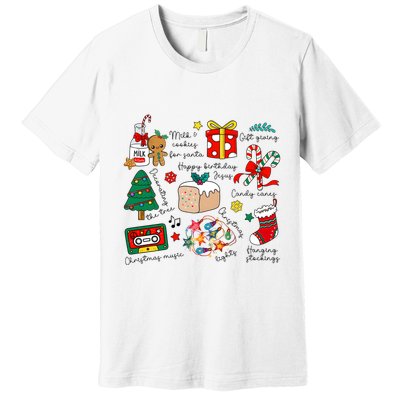 Merry Christmas Quote Happy Birthday Jesus Premium T-Shirt
