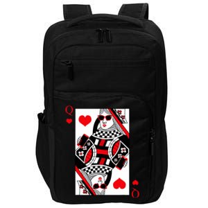 Modern Cool Queen Of Hearts Valentines Day Cool Vday Impact Tech Backpack