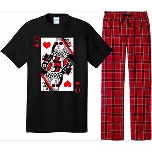 Modern Cool Queen Of Hearts Valentines Day Cool Vday Pajama Set