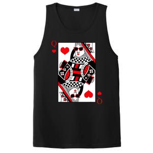 Modern Cool Queen Of Hearts Valentines Day Cool Vday PosiCharge Competitor Tank