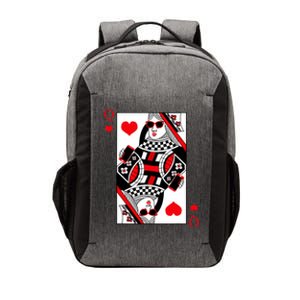 Modern Cool Queen Of Hearts Valentines Day Cool Vday Vector Backpack