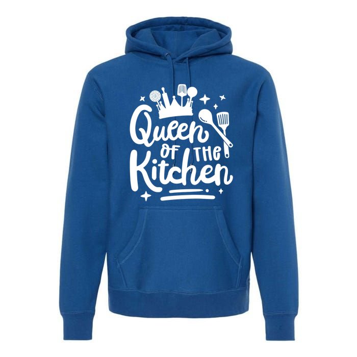 Mom Cooking Queen Of Kitchen Baking Kitchen Mom Mothers Day Gift Premium Hoodie