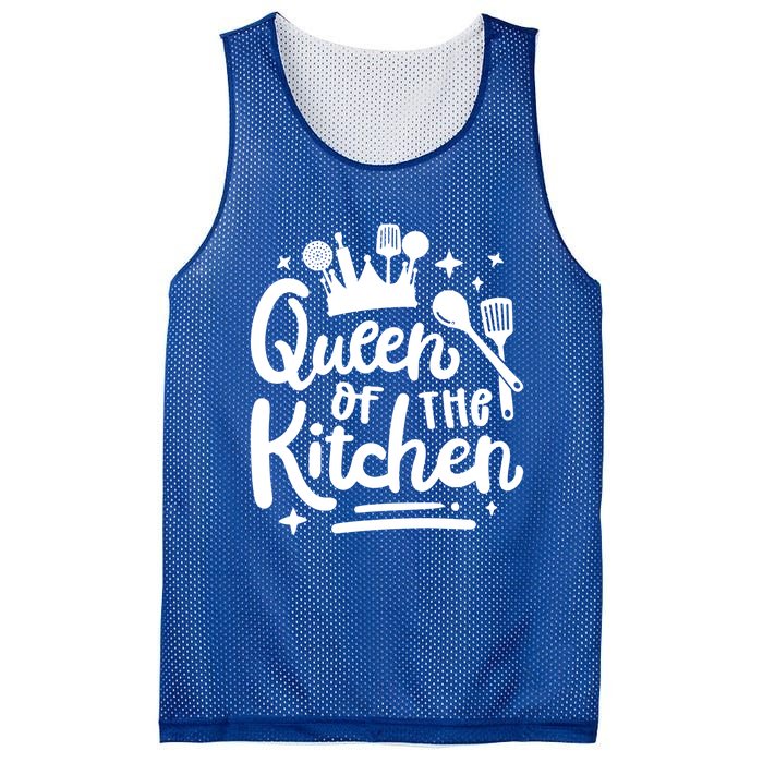 Mom Cooking Queen Of Kitchen Baking Kitchen Mom Mothers Day Gift Mesh Reversible Basketball Jersey Tank