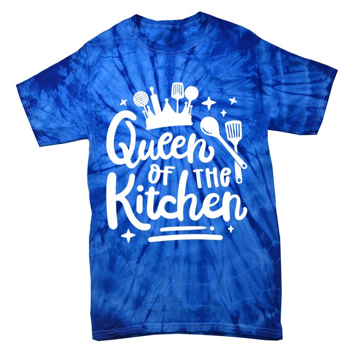 Mom Cooking Queen Of Kitchen Baking Kitchen Mom Mothers Day Gift Tie-Dye T-Shirt