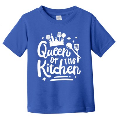 Mom Cooking Queen Of Kitchen Baking Kitchen Mom Mothers Day Gift Toddler T-Shirt