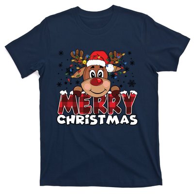 Merry Christmas Reindeer Women Family Matching Reindeer T-Shirt