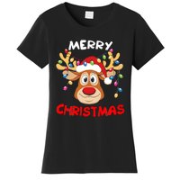 Merry Christmas Reindeer Xmas Family Women's T-Shirt