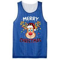 Merry Christmas Reindeer Xmas Family Gift Mesh Reversible Basketball Jersey Tank