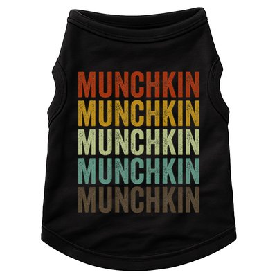 Munchkin Cat Retro Doggie Tank