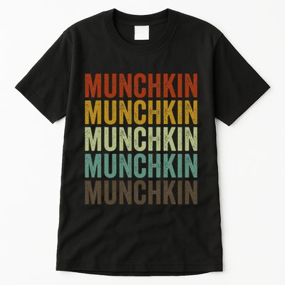 Munchkin Cat Retro Tall T-Shirt