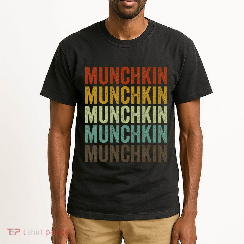 Munchkin Cat Retro Tall T-Shirt