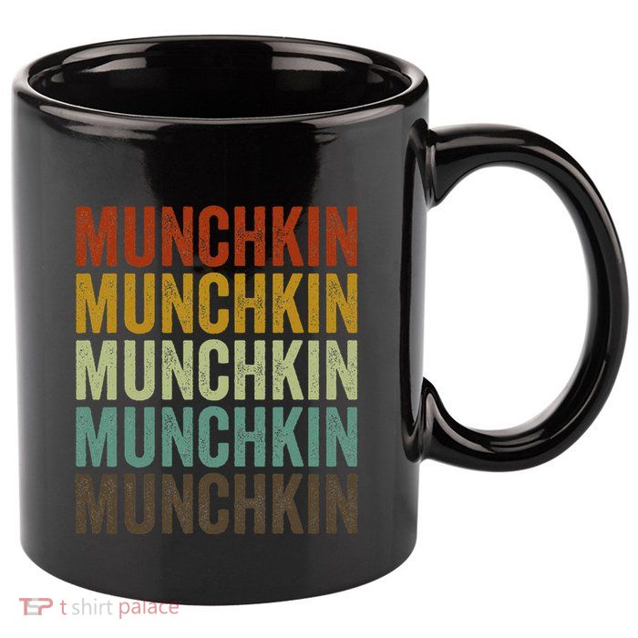 Munchkin Cat Retro 11oz C Handle Ceramic Mug