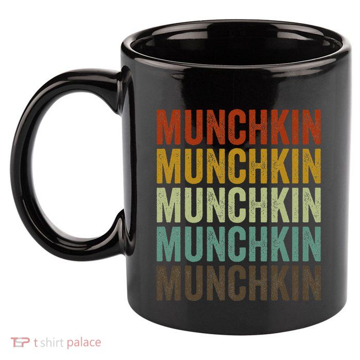 Munchkin Cat Retro 11oz C Handle Ceramic Mug