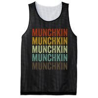 Munchkin Cat Retro Mesh Reversible Basketball Jersey Tank