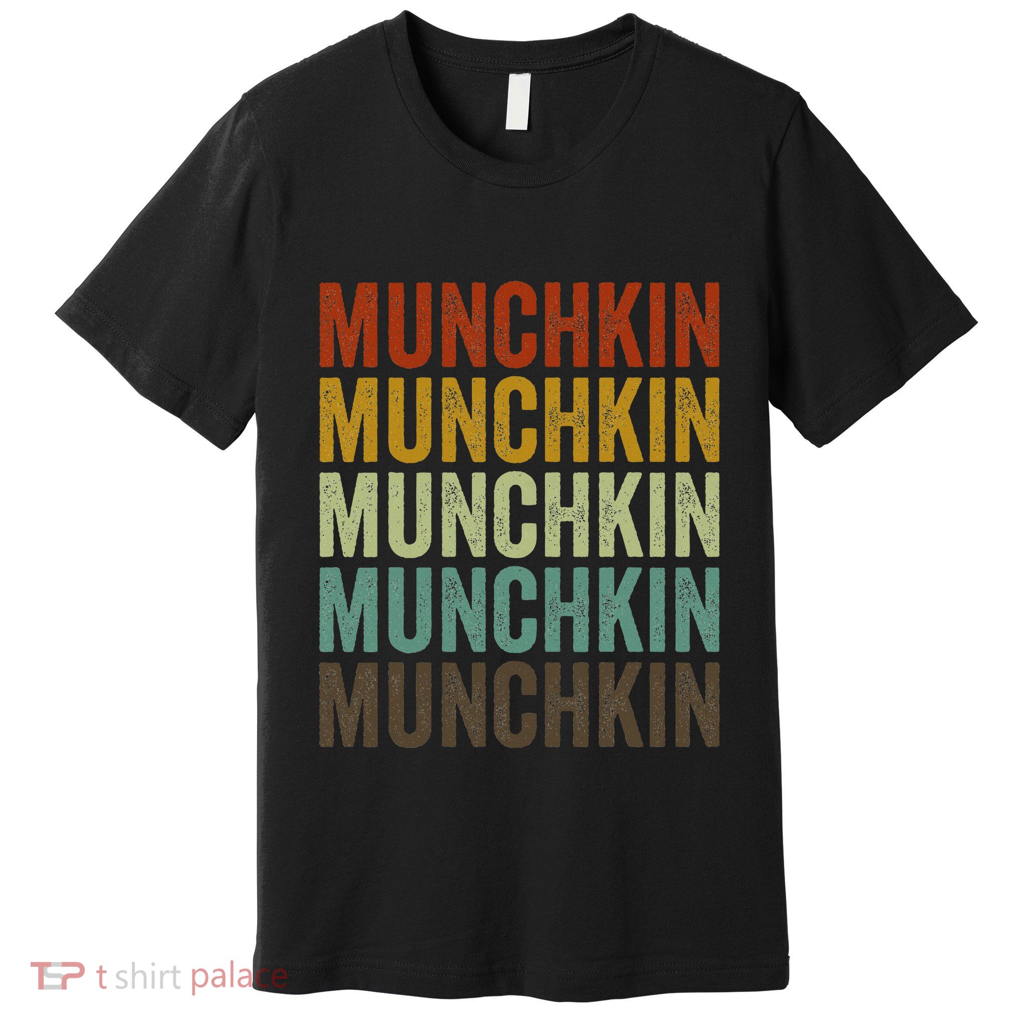 Munchkin Cat Retro Premium T-Shirt