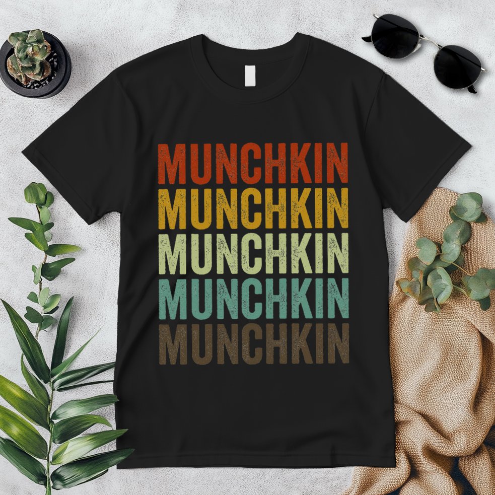 Munchkin Cat Retro Premium T-Shirt