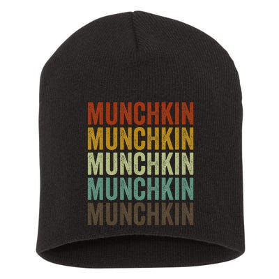 Munchkin Cat Retro Short Acrylic Beanie