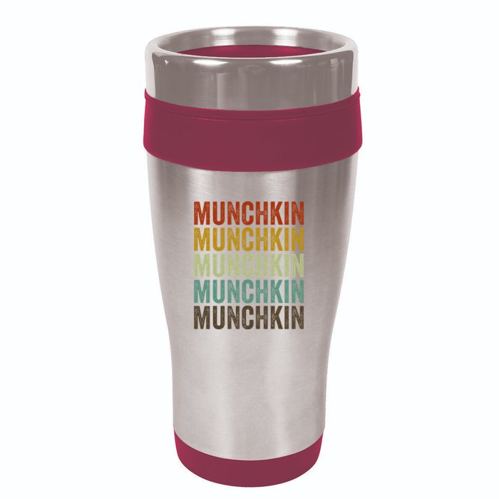 Munchkin Cat Retro 16oz Travel Tumbler