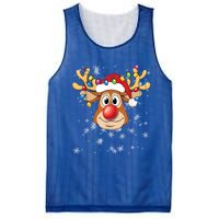 Merry Christmas Reindeer Xmas Santa Claus Gift Mesh Reversible Basketball Jersey Tank