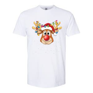 Merry Christmas Reindeer Xmas Santa Claus Gift Softstyle CVC T-Shirt