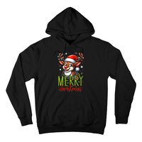 Merry Christmas Reindeer Santa Fairy Lights Xmas Tank Top Hoodie