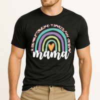 Mama Cheetah Rainbow Heart Cooling Performance Crew T-Shirt
