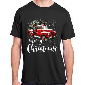 Merry Christmas Red Truck Family Matching Christmas Pajama Adult ChromaSoft Performance T-Shirt