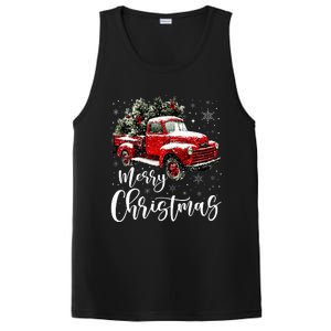 Merry Christmas Red Truck Family Matching Christmas Pajama PosiCharge Competitor Tank