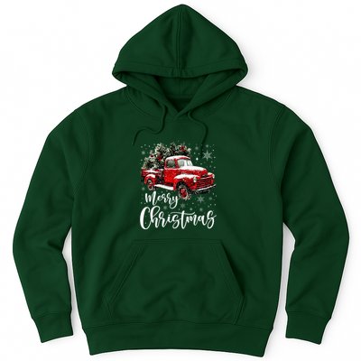 Merry Christmas Red Truck Family Matching Christmas Pajama Hoodie