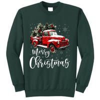 Merry Christmas Red Truck Family Matching Christmas Pajama Tall Sweatshirt